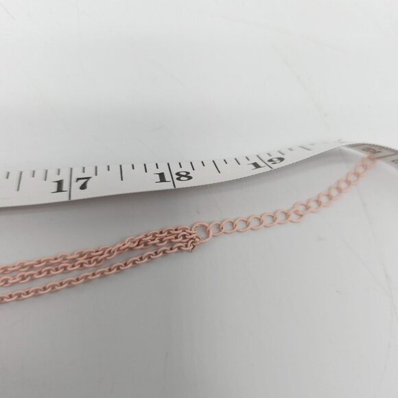 M. Haskell Pink Enamel Floral Statement Necklace Drop Earrings Jewelry Set - Picture 8 of 9